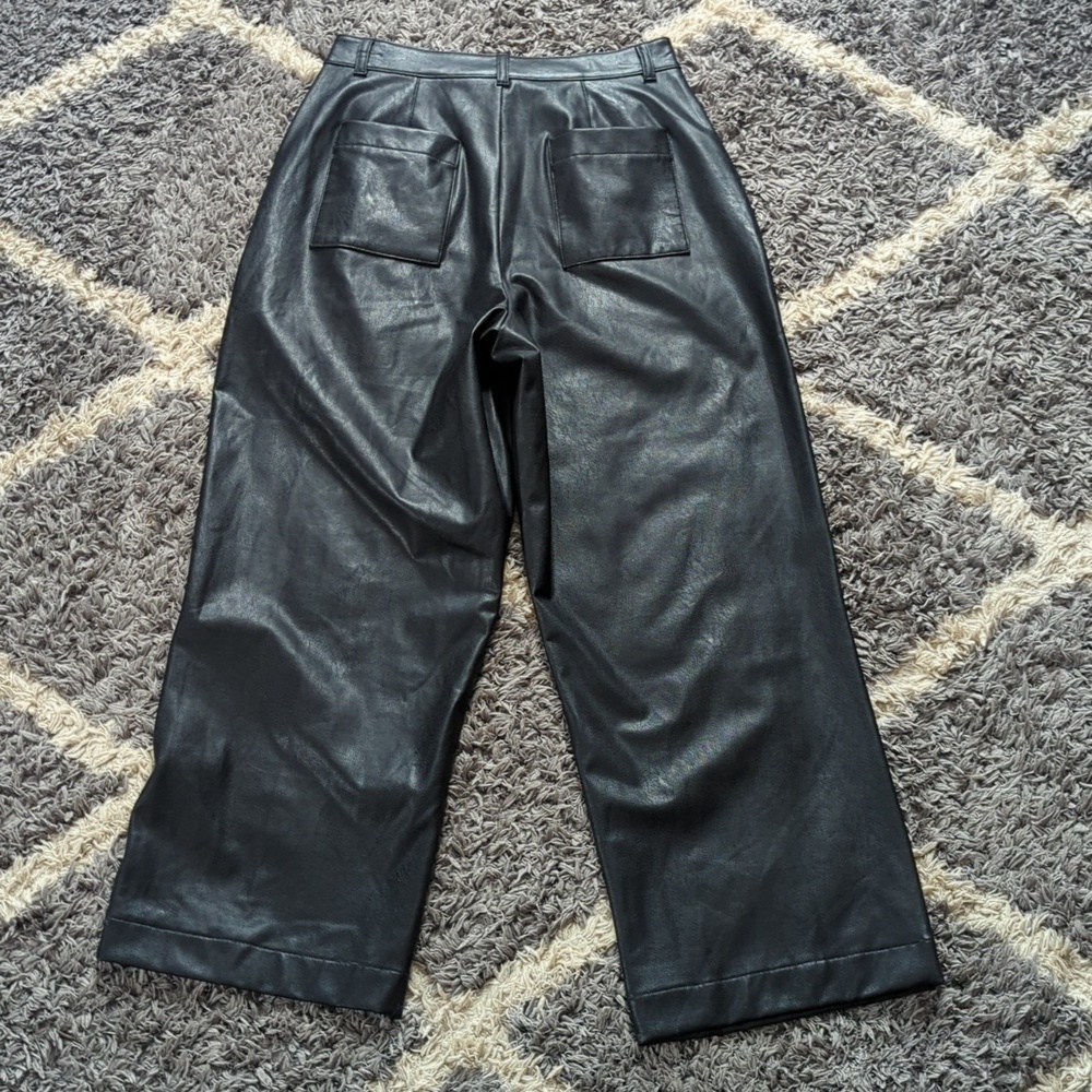 Splendid Faux Leather Blank Ankle Pant Size Women's 4 - Picture 9 of 9